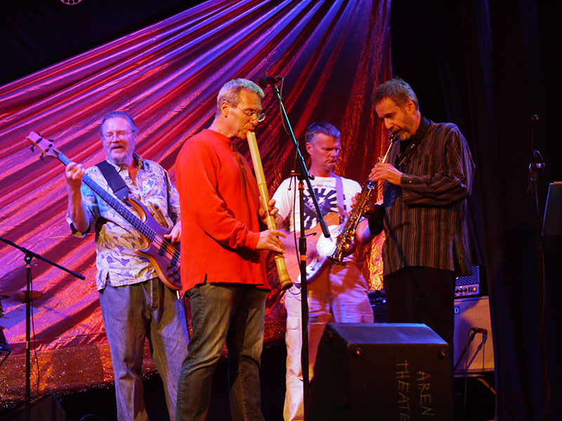 Dave, Karl, Tim & Harrison at the Arena Theater, July, 2013; photo by PT Nunn Dave, Karl, Tim & Harrison at the Arena Theater, July, 2013; photo by PT Nunn