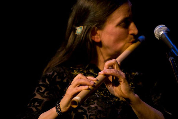 Cloudfire: Gretchen playing bansuri flute, Gualala Arts Center, June, 2011 Cloudfire: Gretchen playing bansuri flute, Gualala Arts Center, June, 2011