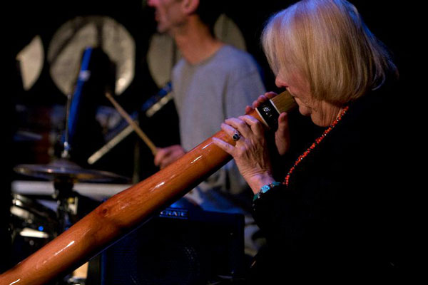 Cloudfire: Janet playing didjeridu, Gualala Arts Center, June, 2011 Cloudfire: Janet playing didjeridu, Gualala Arts Center, June, 2011