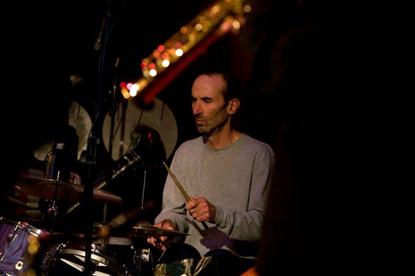 Cloudfire: Leon playing drum kit, Gualala Arts Center, June, 2011 Cloudfire: Leon playing drum kit, Gualala Arts Center, June, 2011