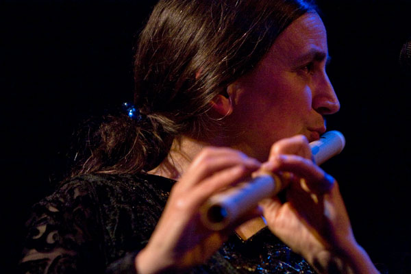 Cloudfire: Gretchen playing bansuri flute